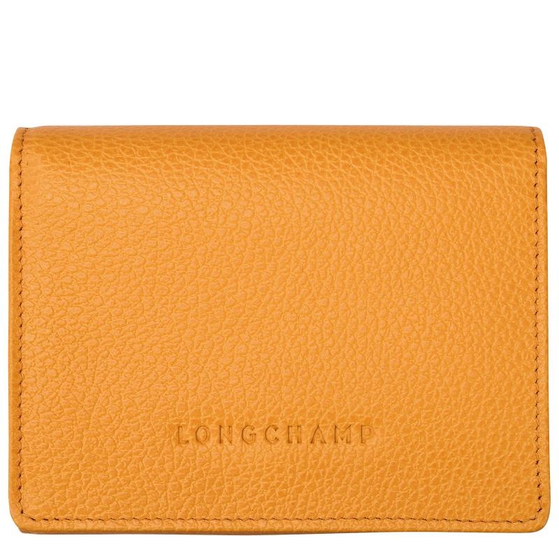 Longchamp Le Foulonné Portefeuille Heren Abrikoos Oranje | 798601-EJZ