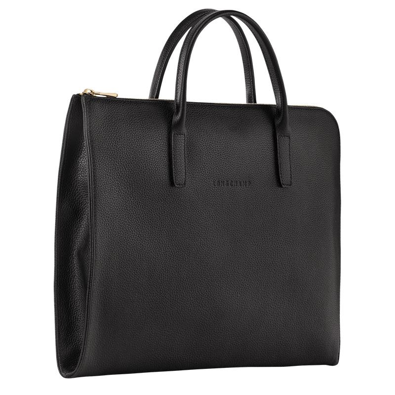 Longchamp Le Foulonné S Aktentas Dames Zwart | 570492-SQE