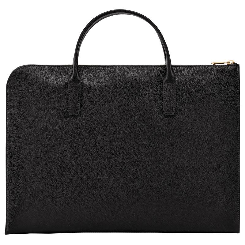 Longchamp Le Foulonné S Aktentas Dames Zwart | 570492-SQE