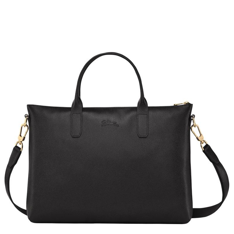 Longchamp Le Foulonné S Aktentas Dames Zwart | 426108-HJU