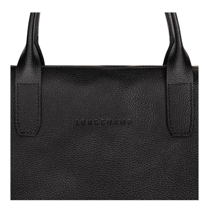 Longchamp Le Foulonné S Aktentas Dames Zwart | 426108-HJU