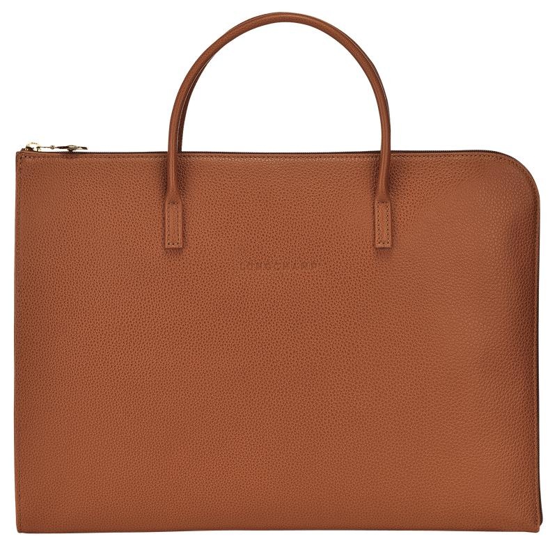 Longchamp Le Foulonné S Aktentas Heren Bruin | 641872-PNY