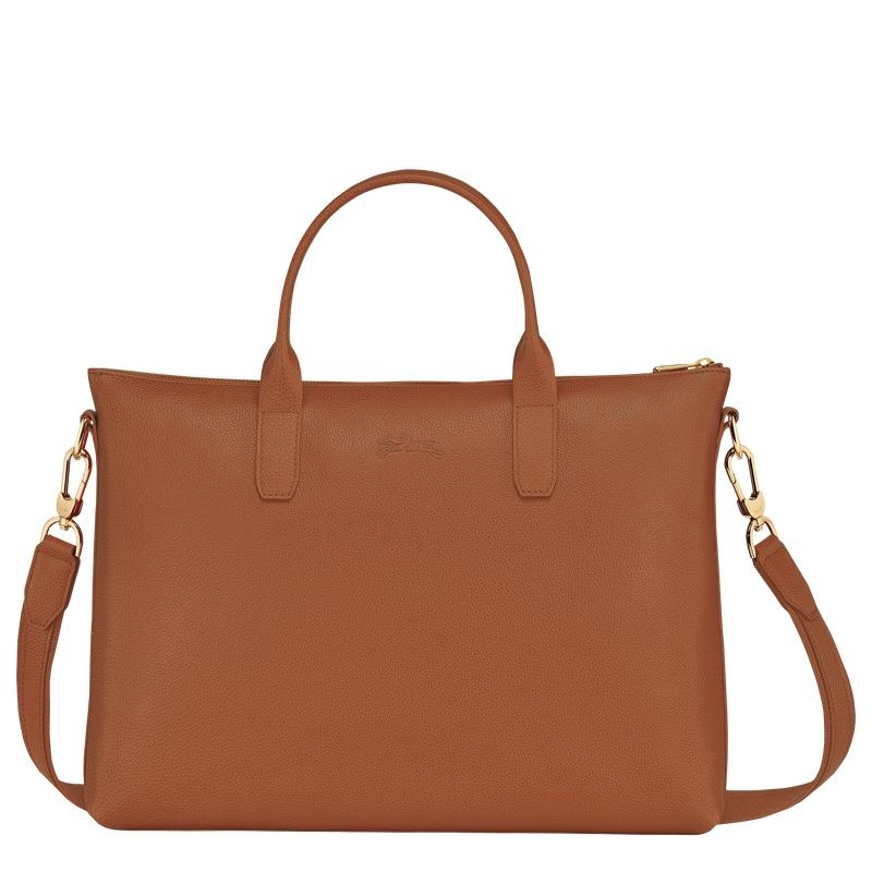 Longchamp Le Foulonné S Aktentas Heren Bruin | 379548-YOB