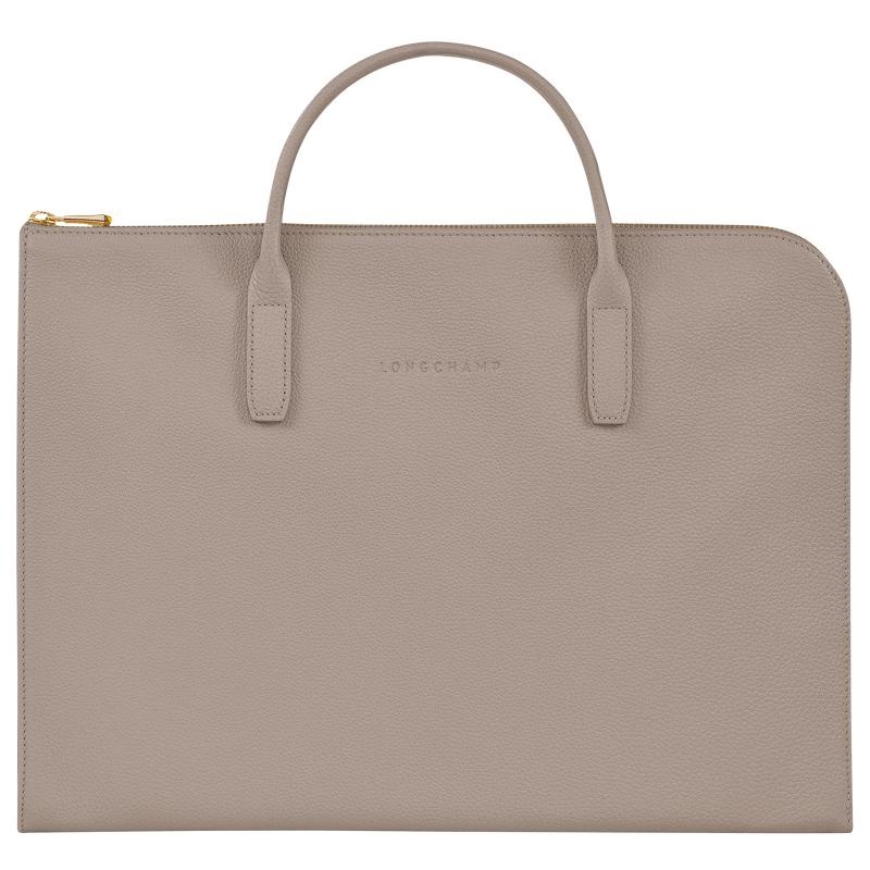 Longchamp Le Foulonné S Aktentas Heren Grijs | 709384-BDX