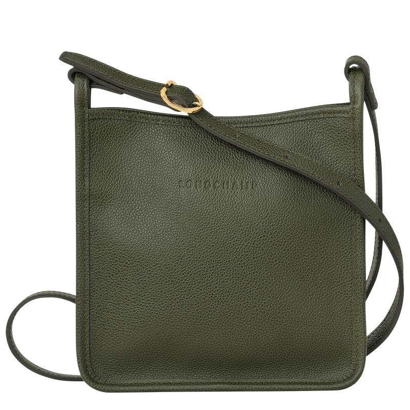 Longchamp Le Foulonné S Crossbodytassen Dames Khaki | 806591-DBJ