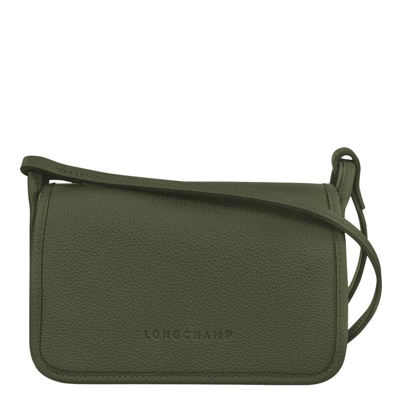 Longchamp Le Foulonné XS Clutch Dames Khaki | 137250-NOD