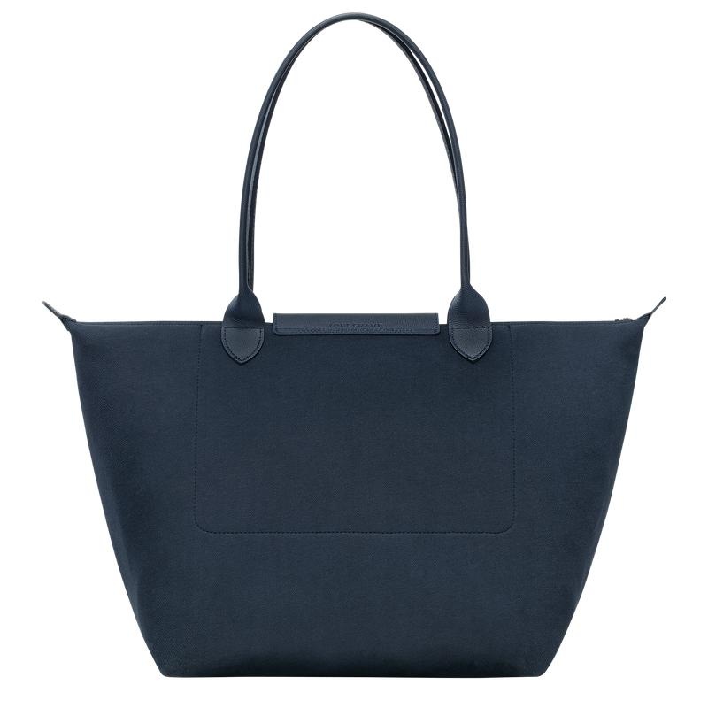 Longchamp Le Pliage Collecties L Tote Tassen Dames Donkerblauw | 381975-BPF