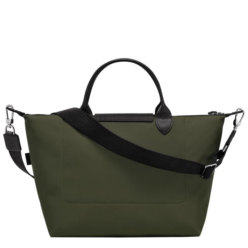 Longchamp Le Pliage Energy L Handtas Heren Khaki | 537814-IGK