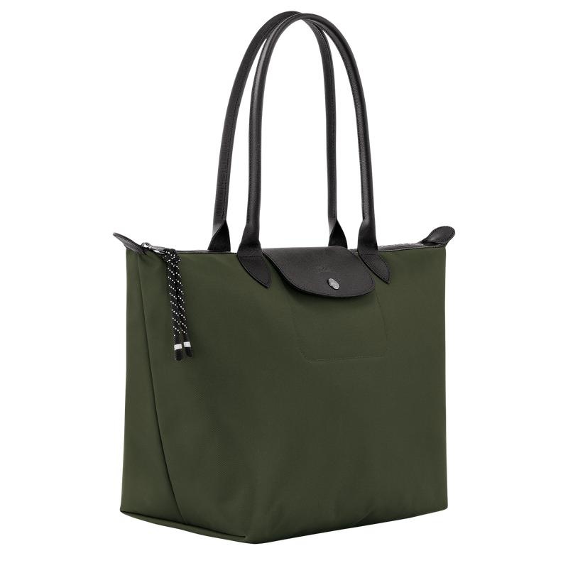 Longchamp Le Pliage Energy L Tote Tassen Dames Khaki | 480657-NRP