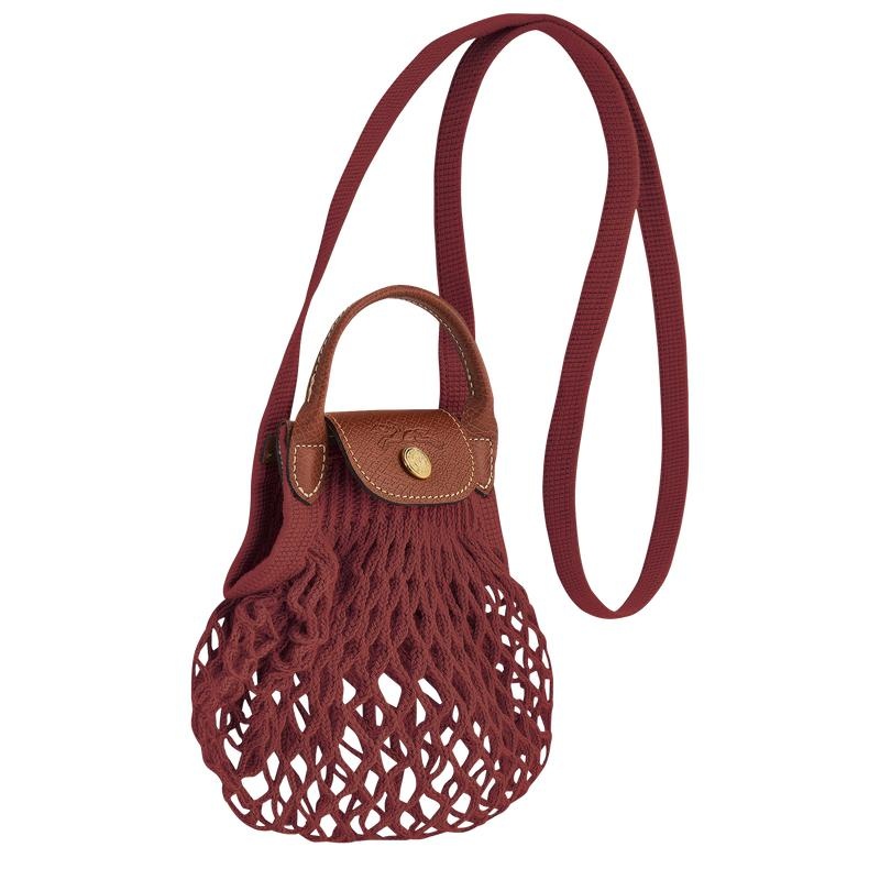 Longchamp Le Pliage Filet XS Mesh Bag Dames Bruin | 145780-CSA