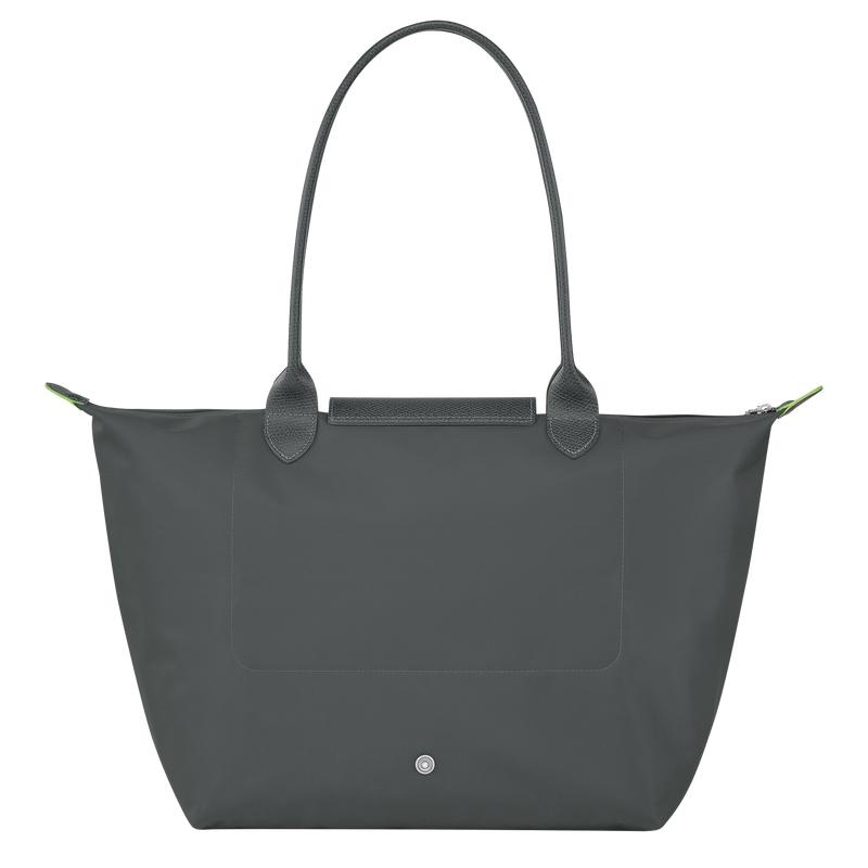 Longchamp Le Pliage Green L Tote Tassen Dames Grijs | 106492-EQP