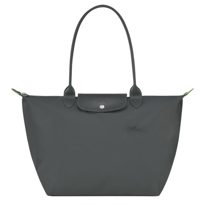 Longchamp Le Pliage Green L Tote Tassen Dames Grijs | 106492-EQP