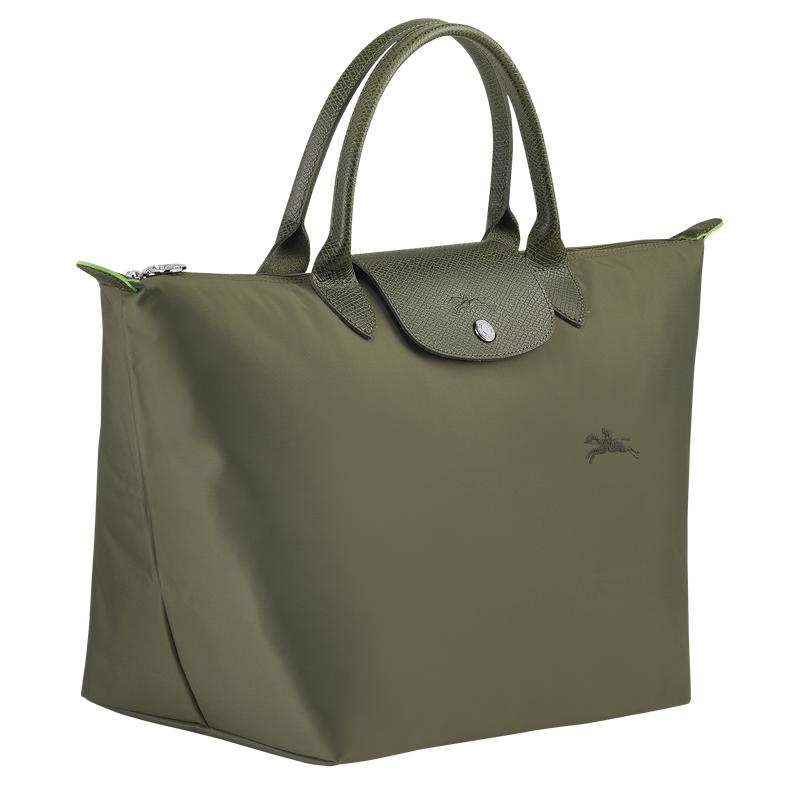 Longchamp Le Pliage Green M Handtas Dames Groen | 826037-EFX