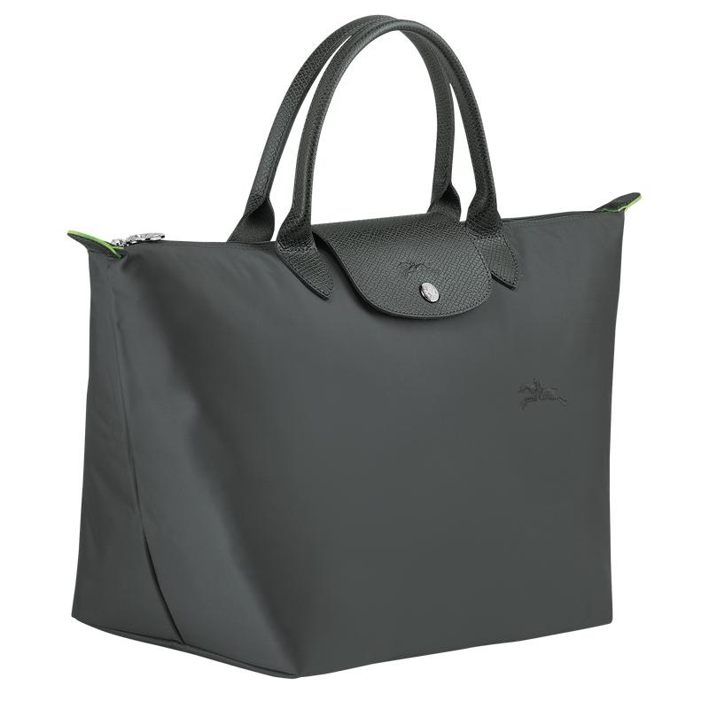 Longchamp Le Pliage Green M Handtas Dames Grijs | 639748-KHQ