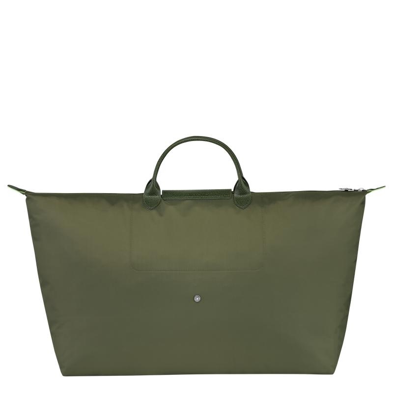 Longchamp Le Pliage Green M Reistas Heren Groen | 942536-WCU