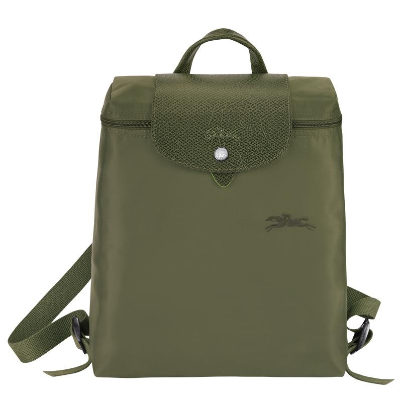 Longchamp Le Pliage Green M Rugzakken Dames Groen | 571849-LAE