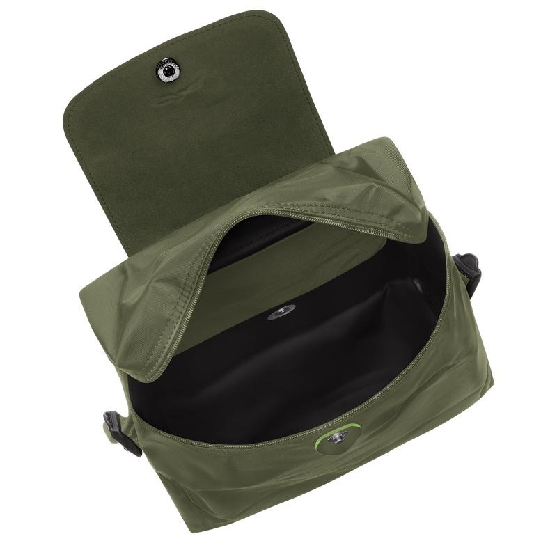 Longchamp Le Pliage Green M Rugzakken Heren Groen | 068751-SNI