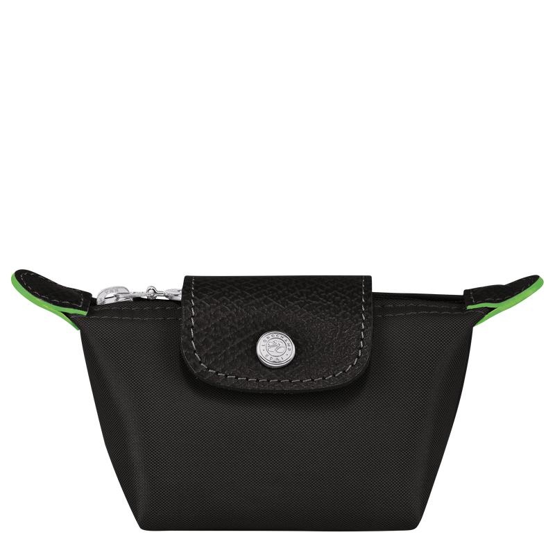 Longchamp Le Pliage Green Portemonnee Heren Zwart | 734512-XUN