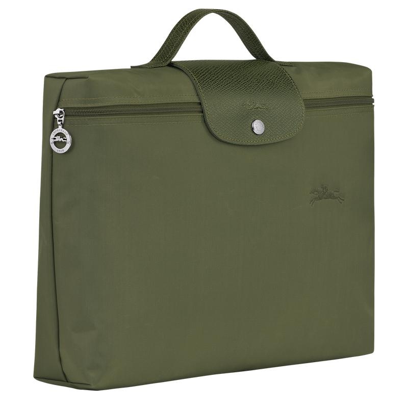 Longchamp Le Pliage Green S Aktentas Heren Groen | 318594-DTF