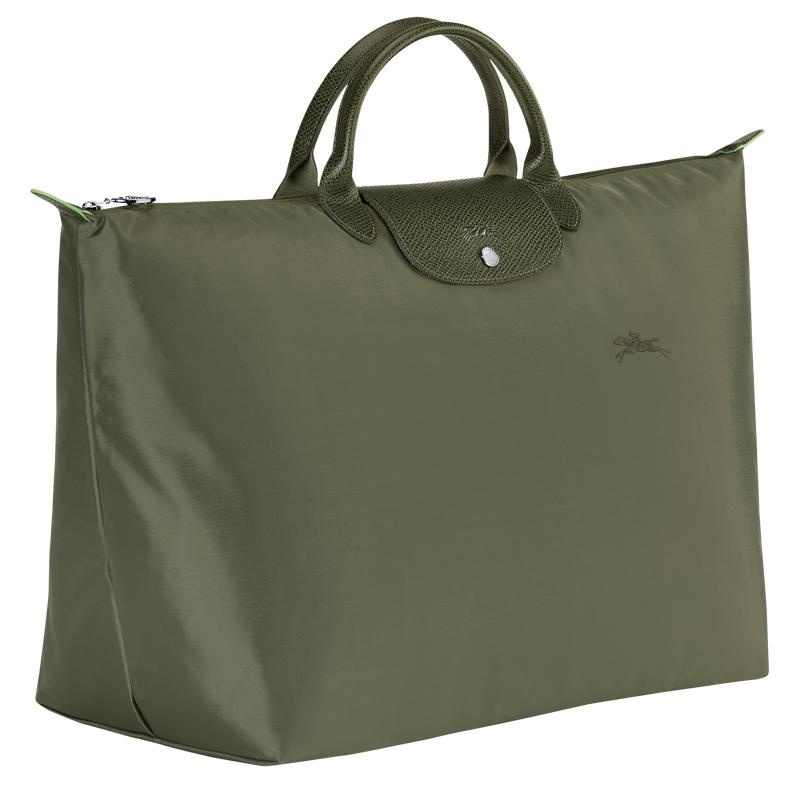 Longchamp Le Pliage Green S Reistas Dames Groen | 702935-INQ