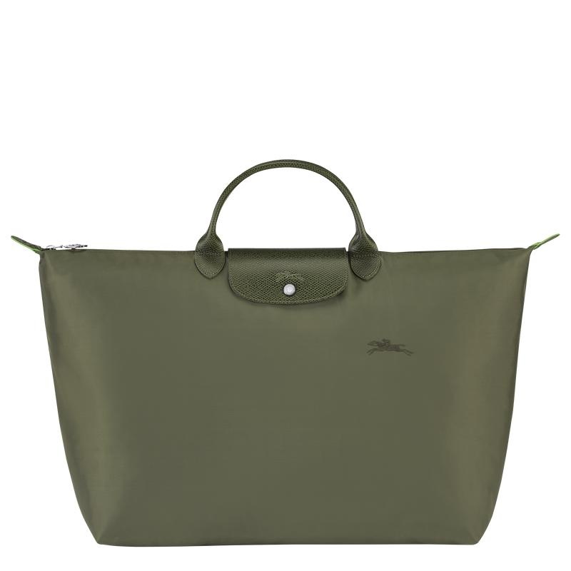 Longchamp Le Pliage Green S Reistas Dames Groen | 702935-INQ