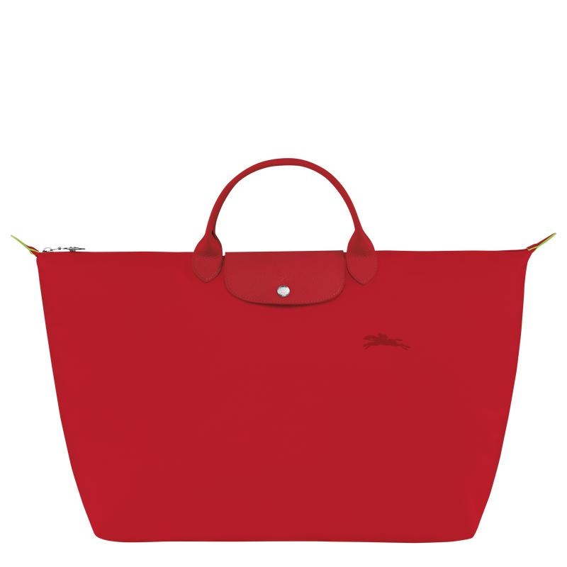 Longchamp Le Pliage Green S Reistas Dames Rood | 083261-IUM