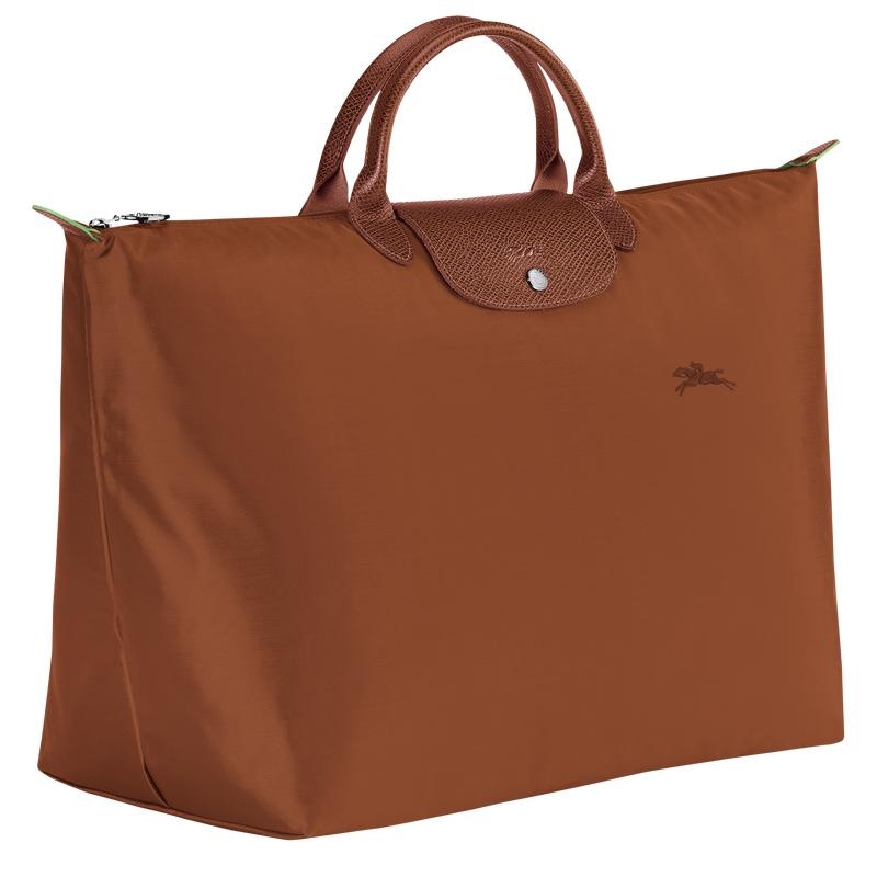 Longchamp Le Pliage Green S Reistas Heren Bruin | 517468-OCK