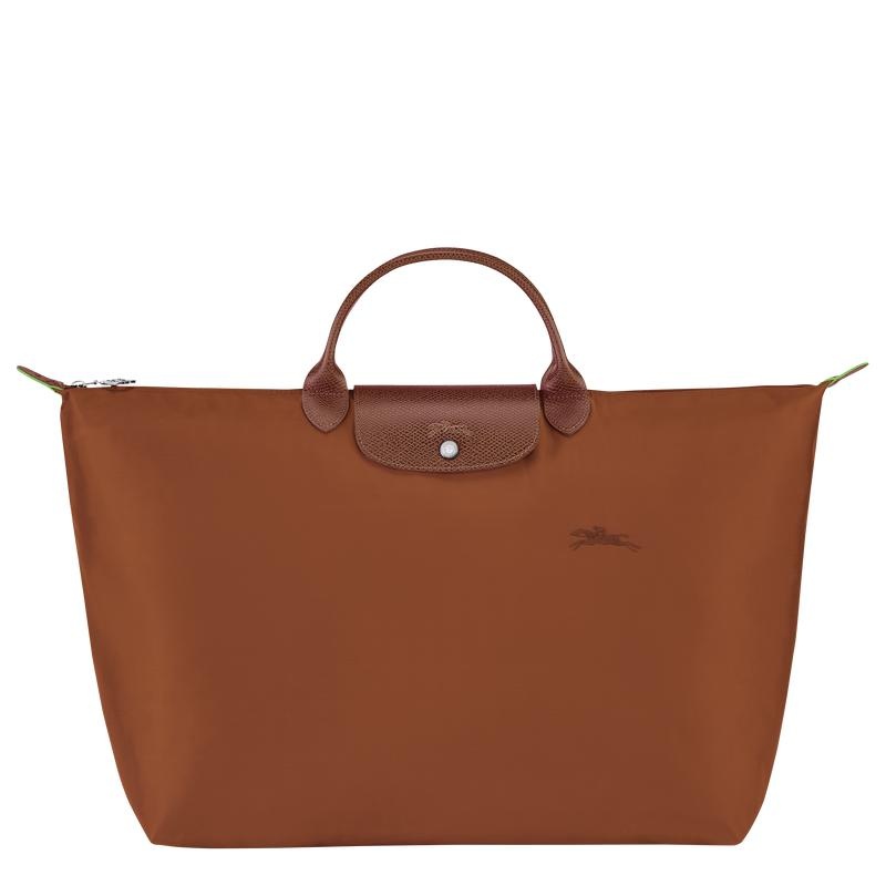 Longchamp Le Pliage Green S Reistas Heren Bruin | 517468-OCK