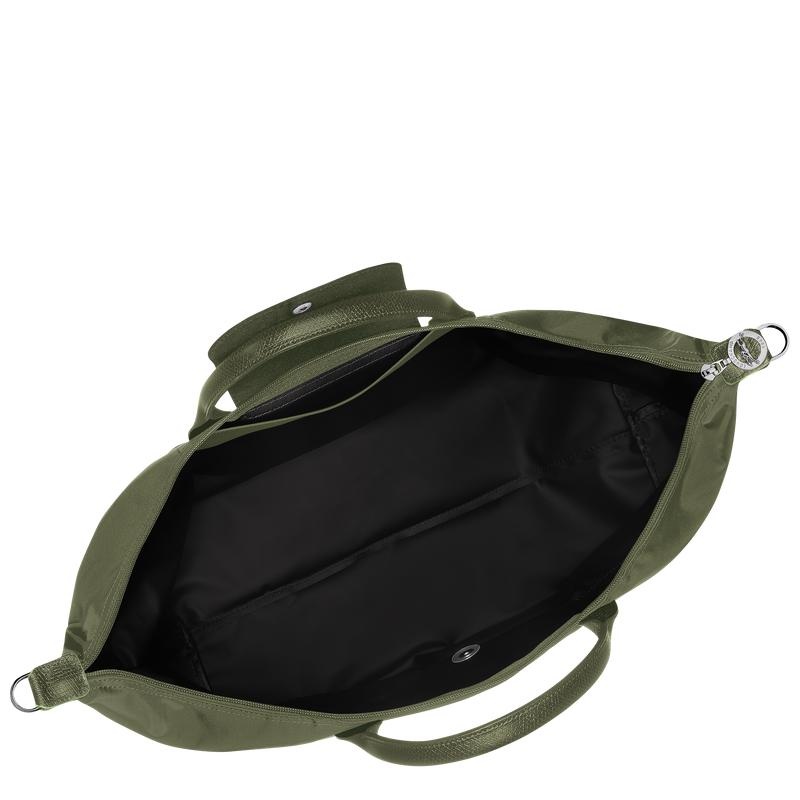 Longchamp Le Pliage Green expandable Reistas Heren Groen | 784019-CGO