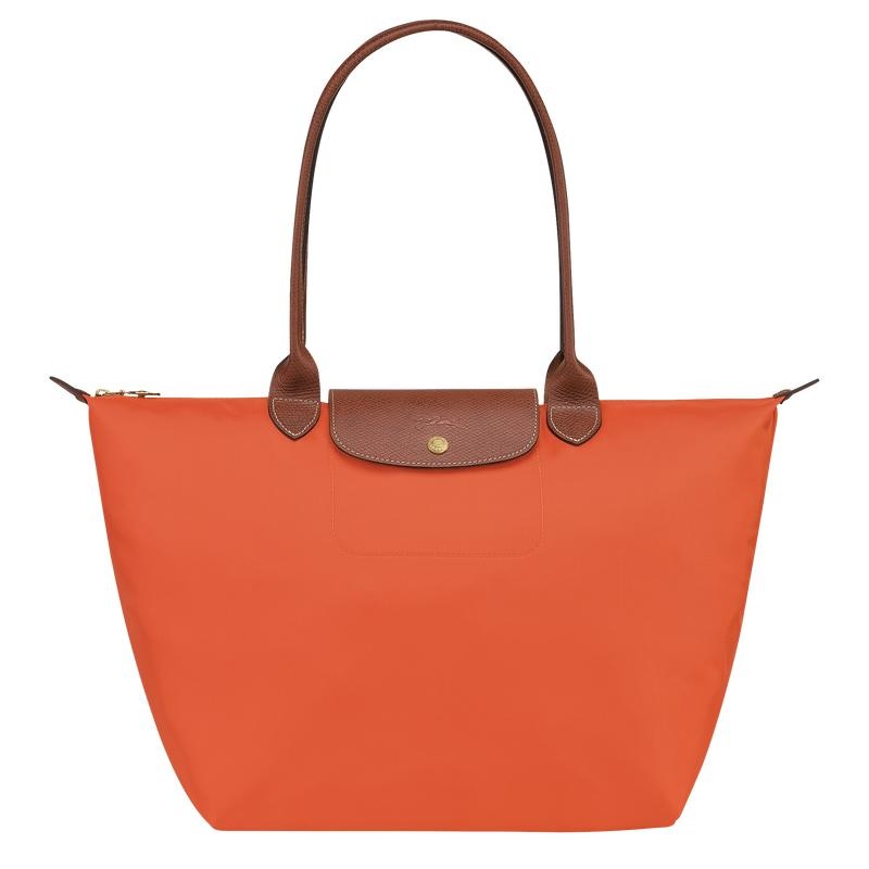 Longchamp Le Pliage Original L Tote Tassen Dames Oranje | 752698-KWB