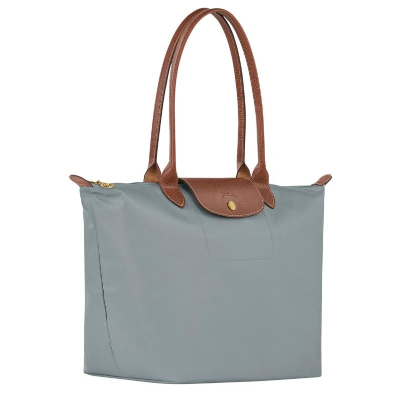 Longchamp Le Pliage Original L Tote Tassen Dames Grijs | 392740-QRE