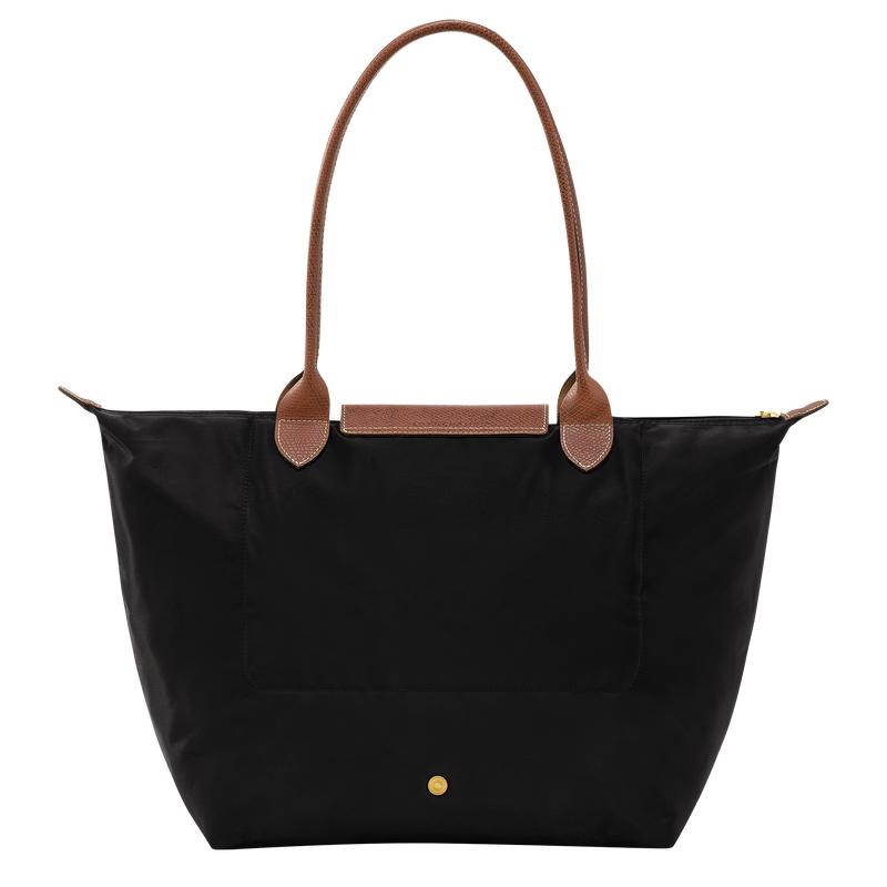 Longchamp Le Pliage Original L Tote Tassen Dames Zwart | 295671-SGA