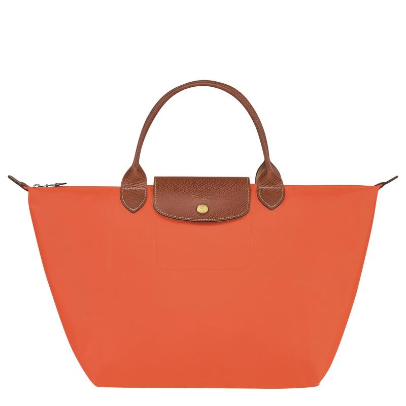 Longchamp Le Pliage Original M Handtas Dames Oranje | 721369-ONT