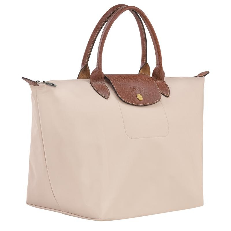 Longchamp Le Pliage Original M Handtas Dames Wit | 602794-IVX