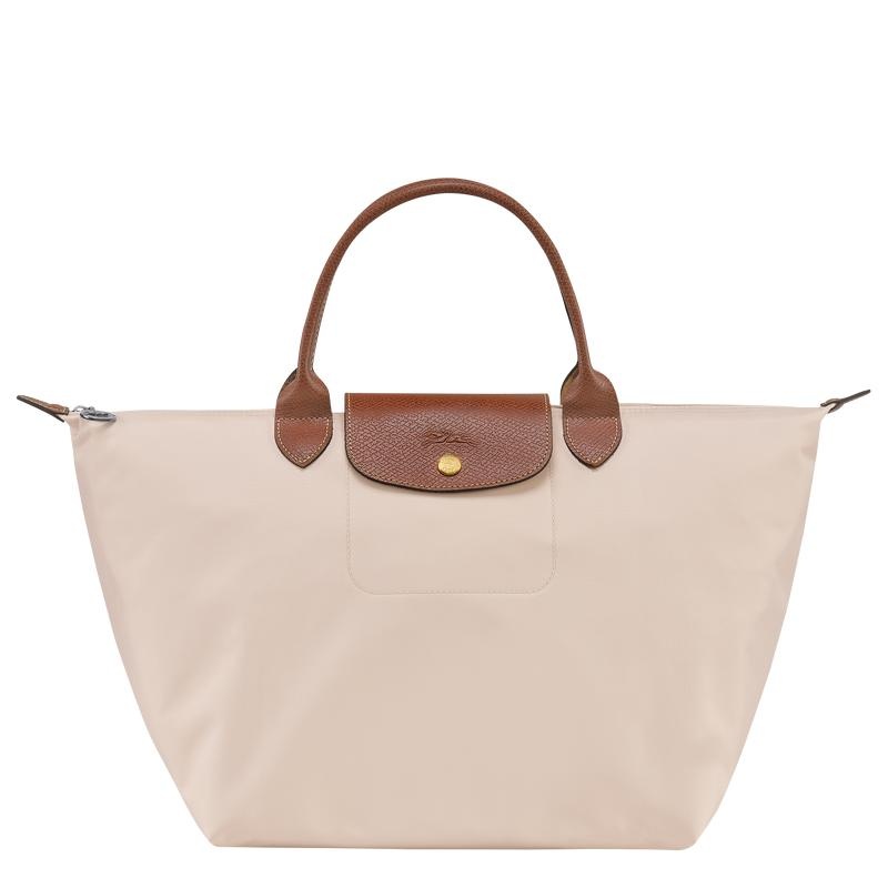 Longchamp Le Pliage Original M Handtas Dames Wit | 602794-IVX