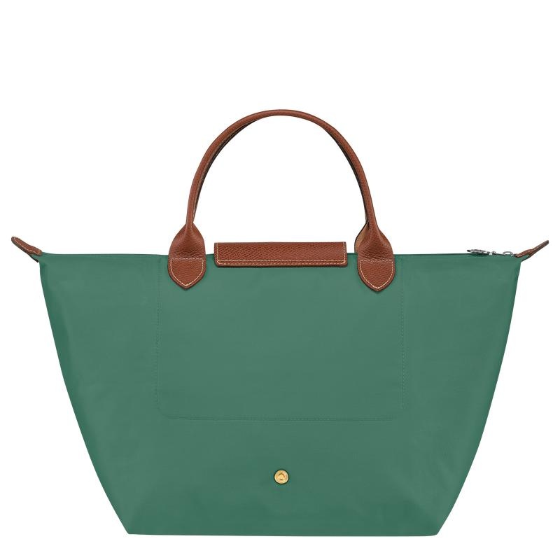 Longchamp Le Pliage Original M Handtas Dames Groen | 150697-XKH