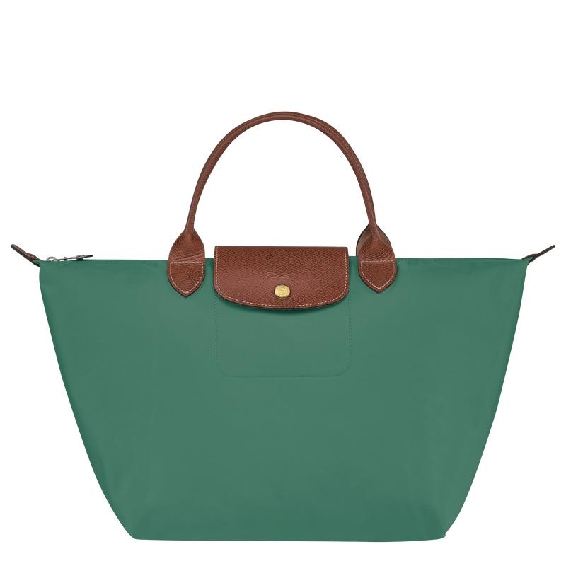 Longchamp Le Pliage Original M Handtas Dames Groen | 150697-XKH