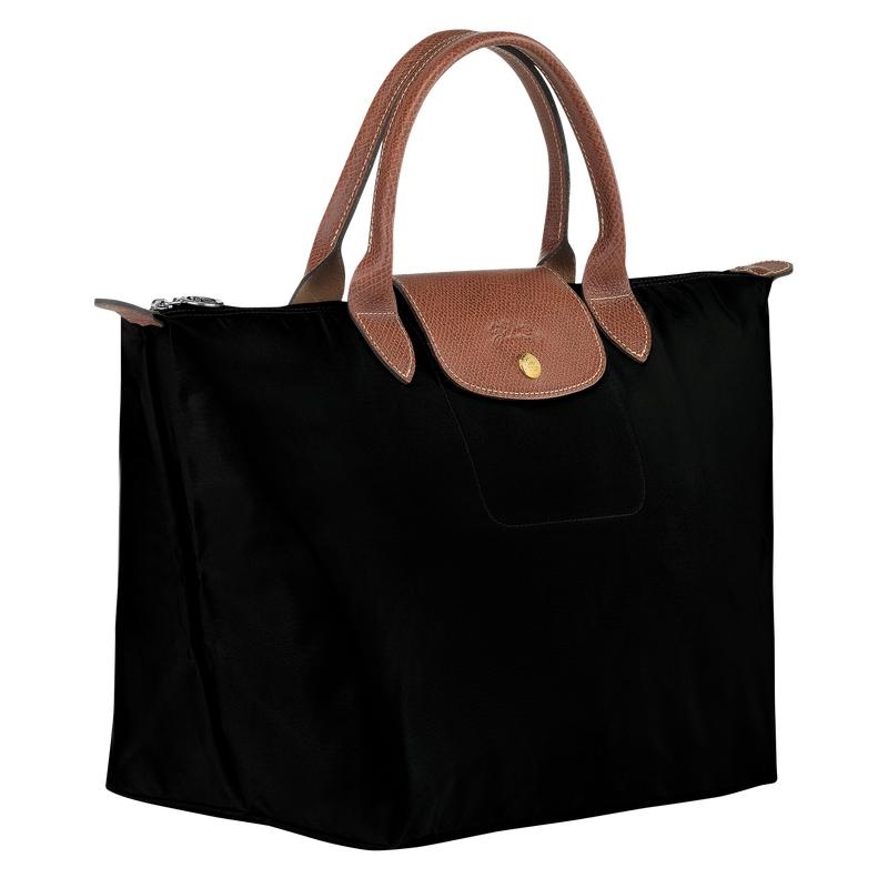 Longchamp Le Pliage Original M Handtas Dames Zwart | 064581-OTX