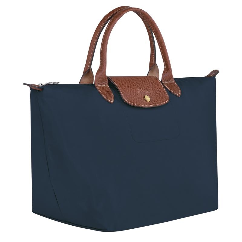 Longchamp Le Pliage Original M Handtas Dames Donkerblauw | 213749-TIC