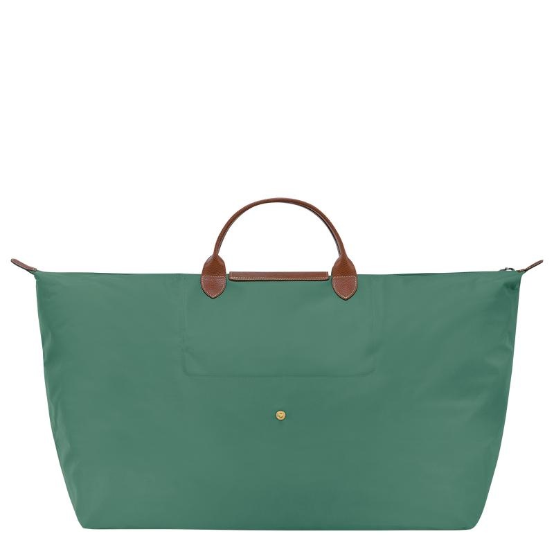 Longchamp Le Pliage Original M Reistas Dames Groen | 862054-SOF