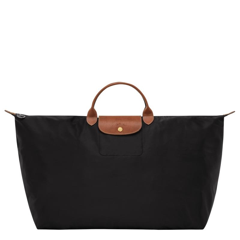 Longchamp Le Pliage Original M Reistas Dames Zwart | 526371-ARK