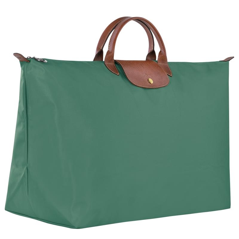 Longchamp Le Pliage Original M Reistas Heren Groen | 420953-QUI