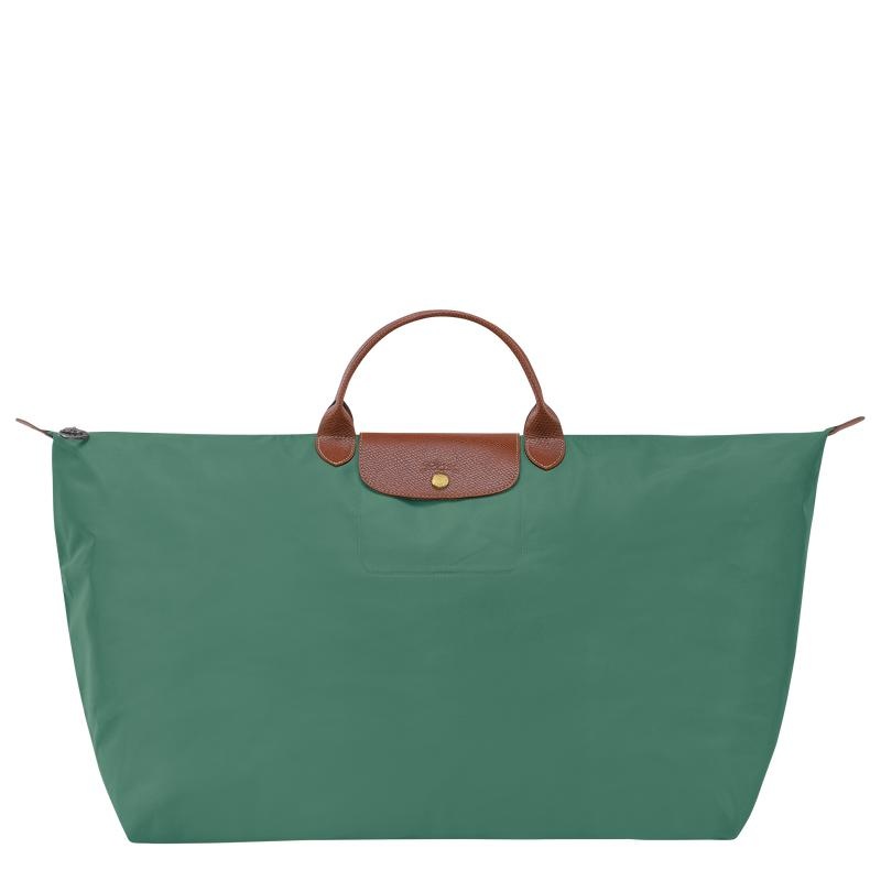 Longchamp Le Pliage Original M Reistas Heren Groen | 420953-QUI