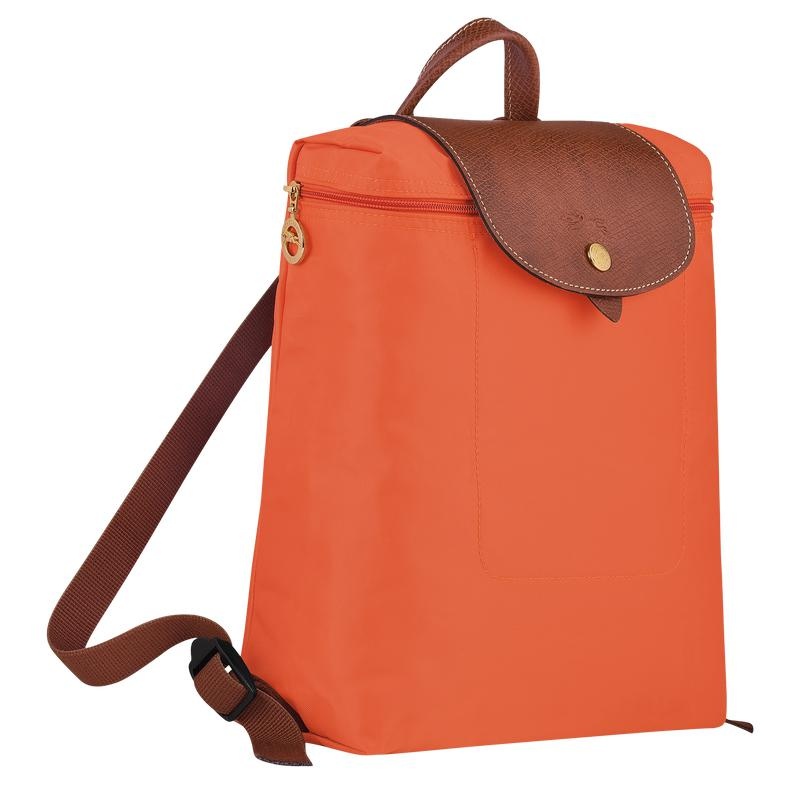 Longchamp Le Pliage Original M Rugzakken Dames Oranje | 530641-AMC