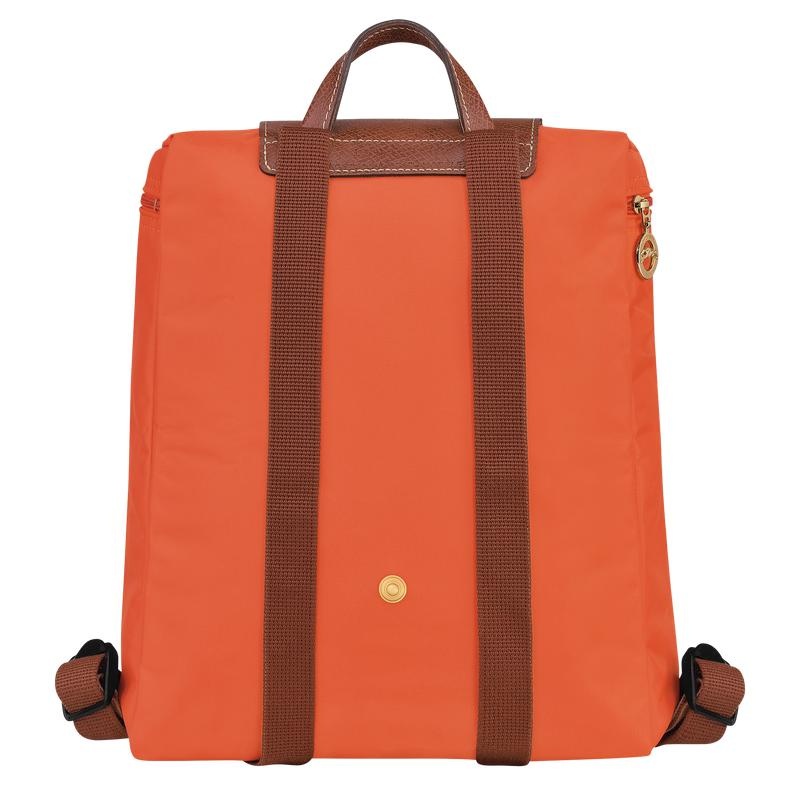 Longchamp Le Pliage Original M Rugzakken Heren Oranje | 753124-PIS