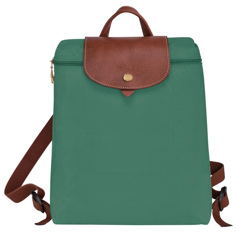 Longchamp Le Pliage Original M Rugzakken Heren Groen | 803195-DWU