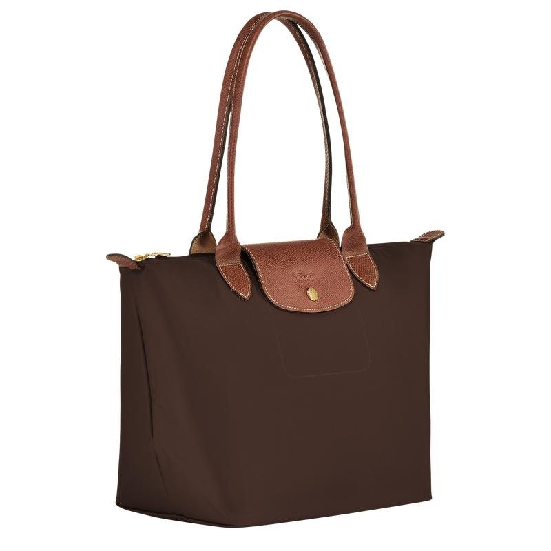 Longchamp Le Pliage Original M Tote Tassen Dames Bruin | 892417-LXP