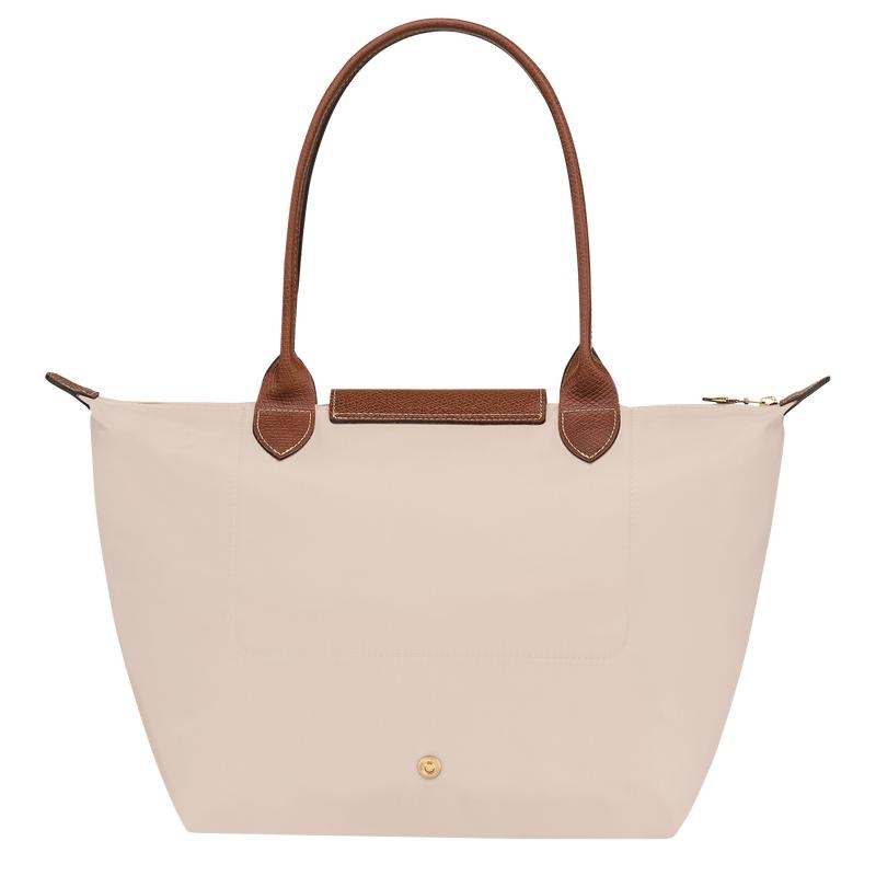 Longchamp Le Pliage Original M Tote Tassen Dames Wit | 192357-CLI