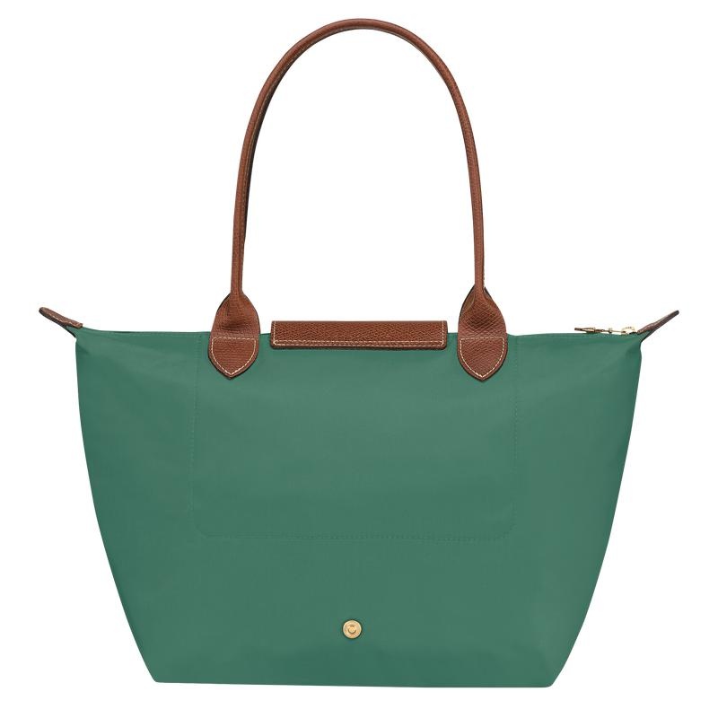 Longchamp Le Pliage Original M Tote Tassen Dames Groen | 296754-PYW