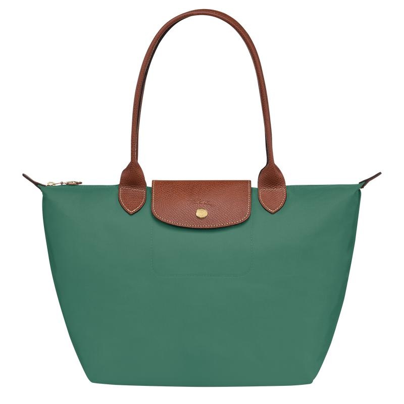 Longchamp Le Pliage Original M Tote Tassen Dames Groen | 296754-PYW